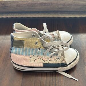 Colorful Kids High-Top Sneakers